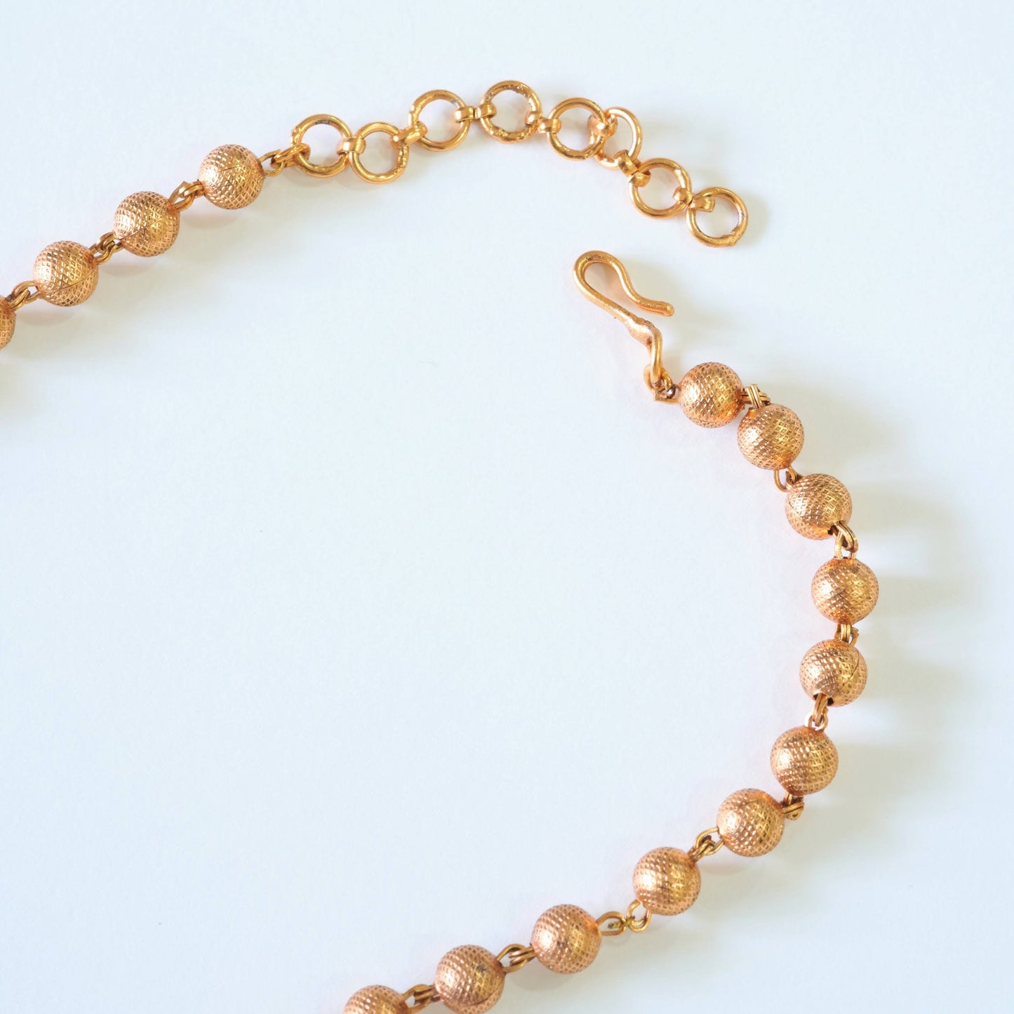 Ruby n Emerald Studded Matte Gold Finish Traditional Pendant Set