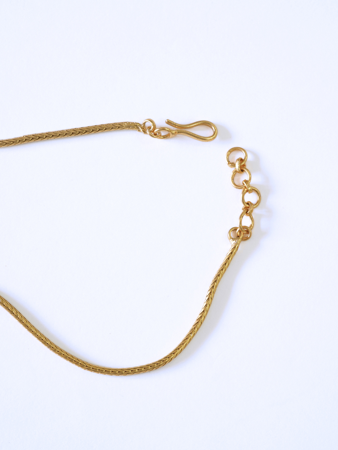 Auspicious Dori Chain Laxmi Temple Pendant Set
