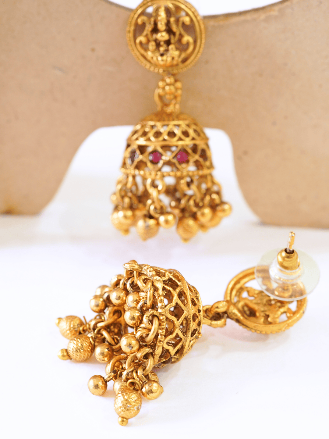 Antique Beautiful Laxmi Temple Pendant Set