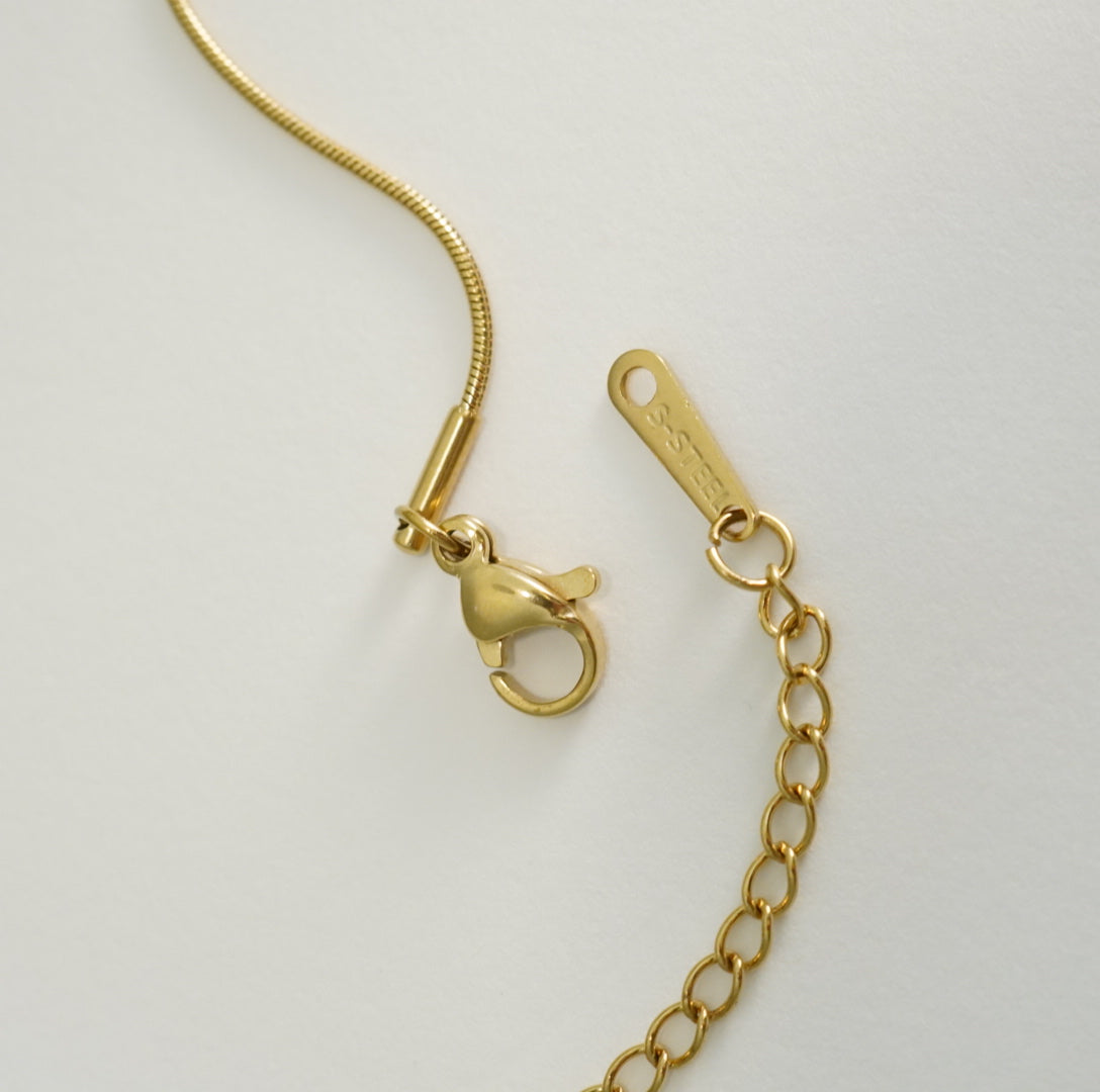 Pearl n Golded Beaded 18KT Gold Plated Western Pendant Necklace