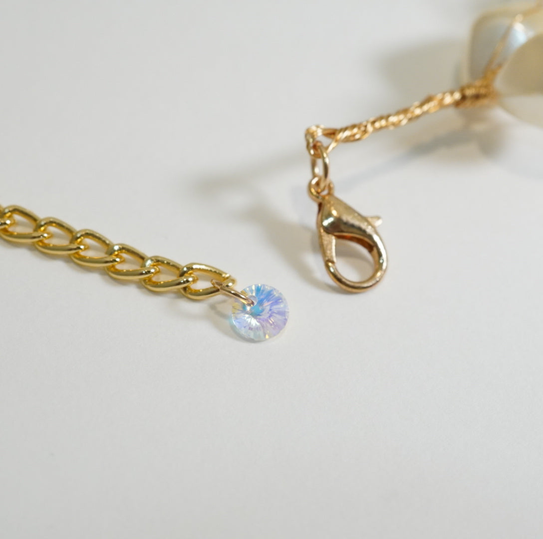 4 Multilayer Cream Pearl Choker Necklace