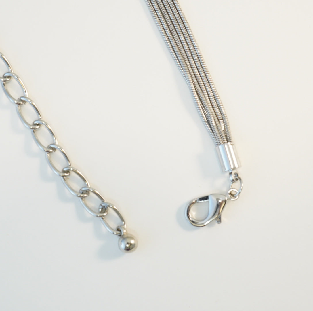Bold Statement Square Pendant Western Necklace