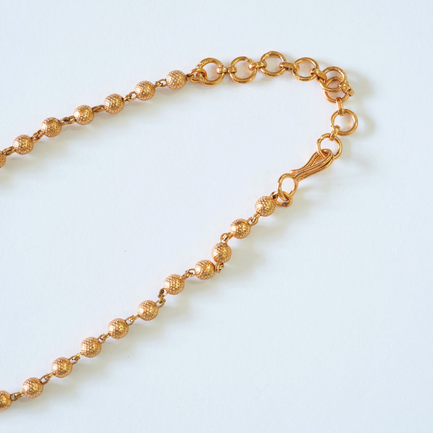 18KT Matte Gold Plated Brass Laxmi Pendant Set