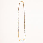 Stylish Moving Pearl Drop Gold-Plated Mangalsutra