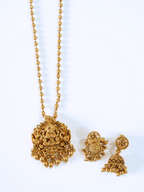 Antique Beautiful Laxmi Temple Pendant Set