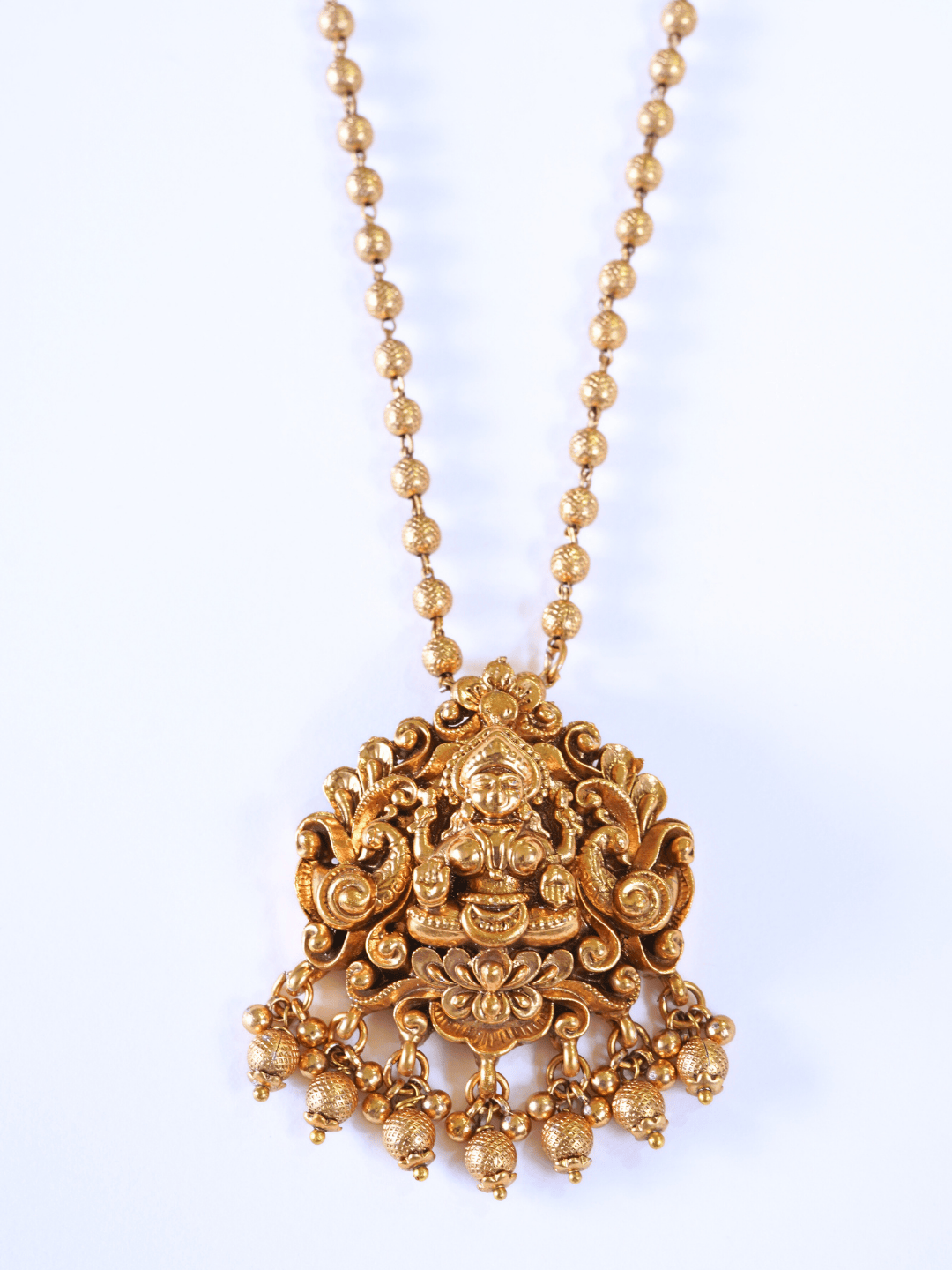 Antique Beautiful Laxmi Temple Pendant Set