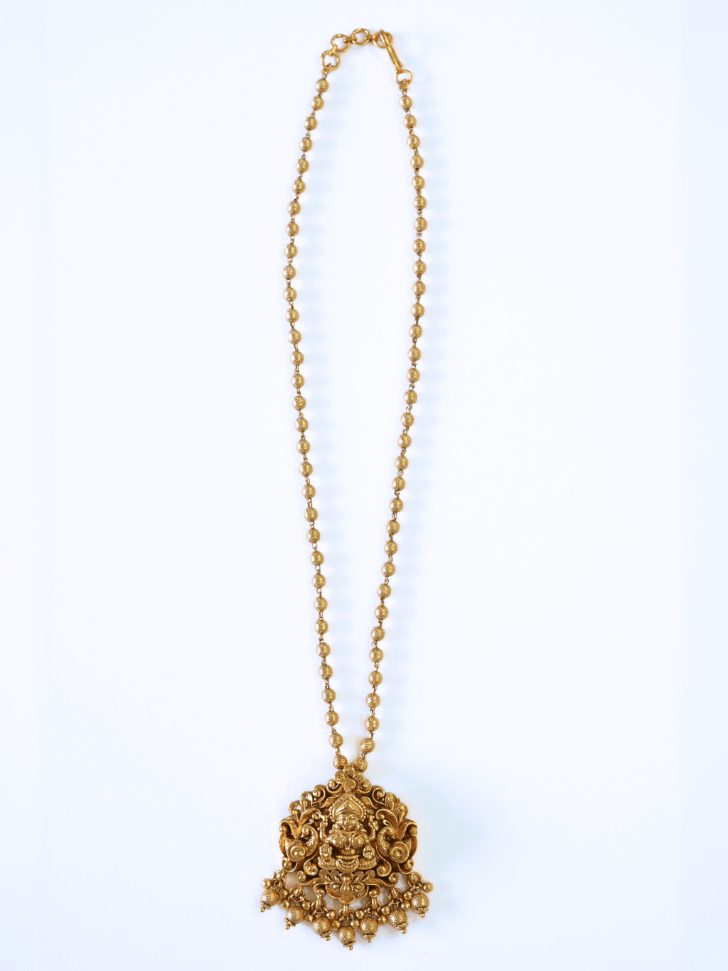 Antique Beautiful Laxmi Temple Pendant Set