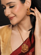 Antique Beautiful Laxmi Temple Pendant Set