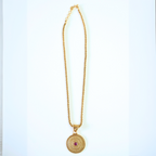 Ruby Studded Statement Pendant Set
