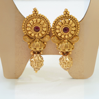 Traditional Antique Gold Plated Pendant Set