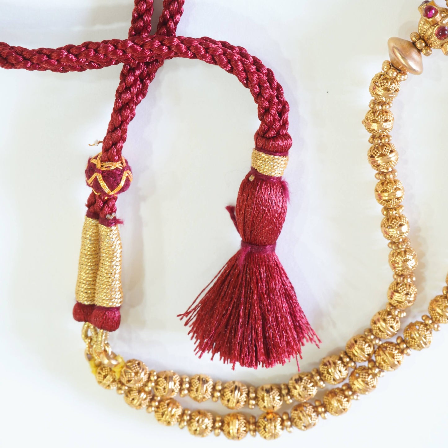 Traditional Antique Gold Plated Necklace Set