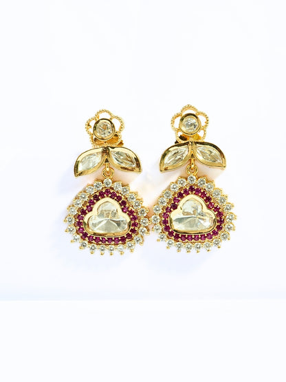 Royal Radiance Ruby Kundan Necklace Set