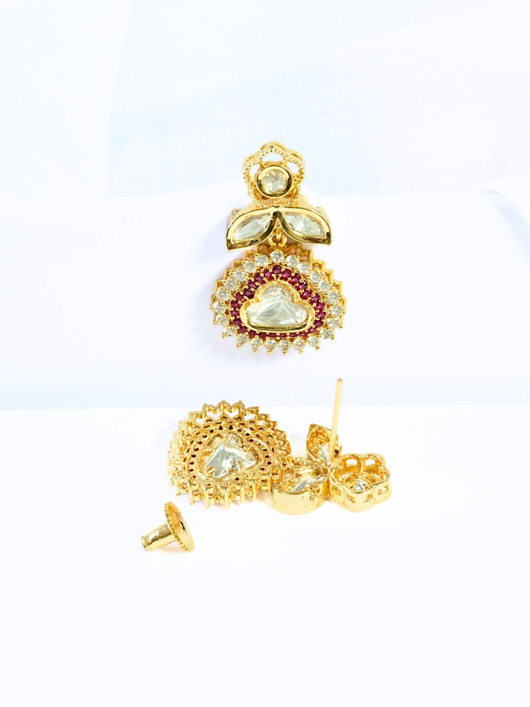 Royal Radiance Ruby Kundan Necklace Set