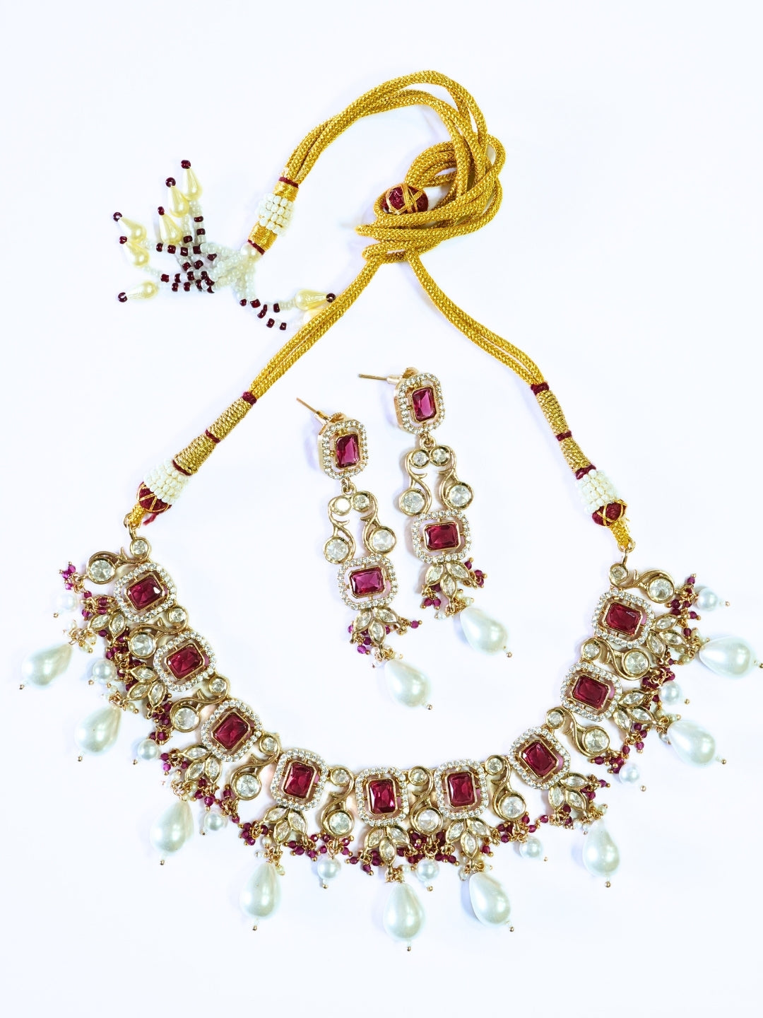 Royal Ruby Glory Neckalce Set