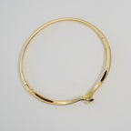 22KT Gold Plated Studded Cubic Zirconia Statement Piece Bracelet - Prima Donna