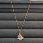 Cute Double Pie Drop Western Pendant Necklace
