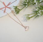Cute Double Pie Drop Western Pendant Necklace