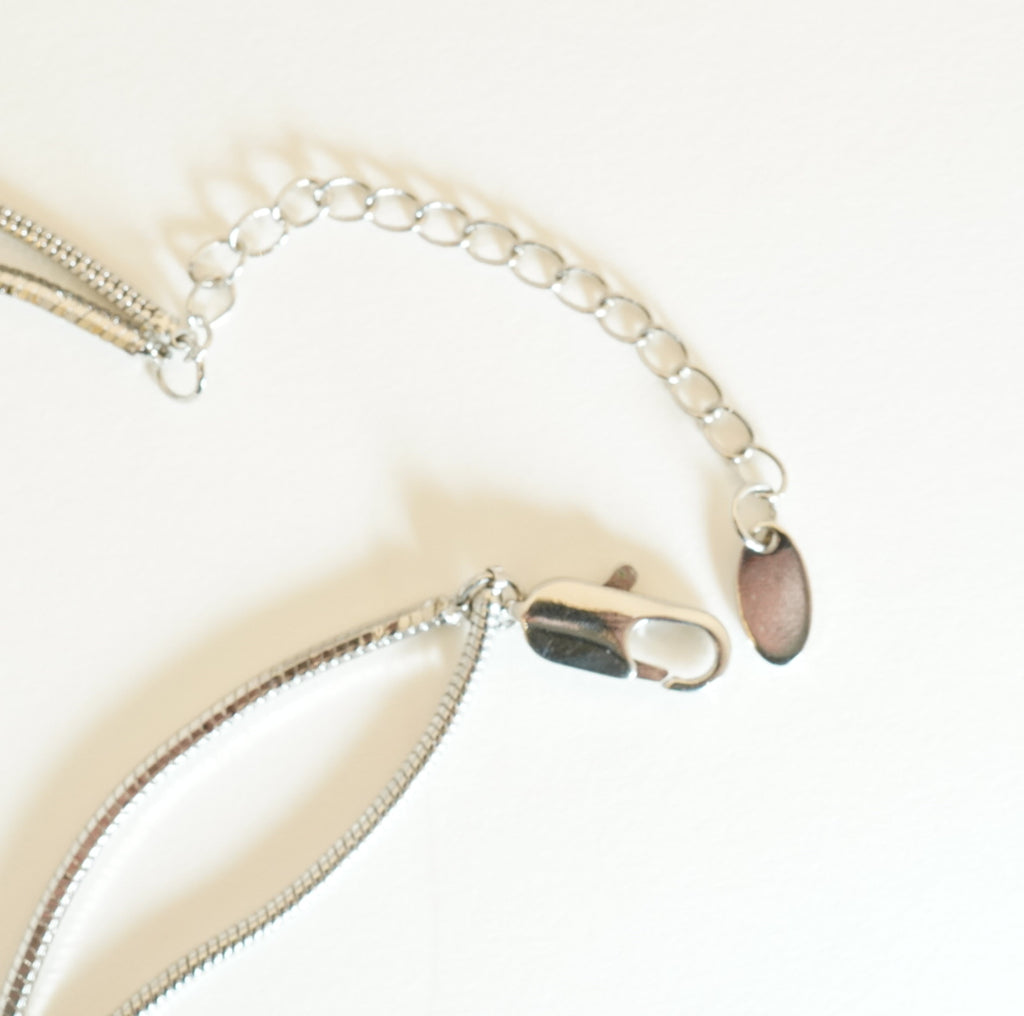 Double-Layer Snake & Minimalist Chain Multilayer Western Necklace