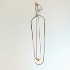 Double-Layer Snake & Minimalist Chain Multilayer Western Necklace