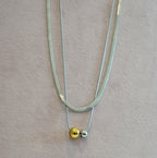 Double-Layer Snake & Minimalist Chain Multilayer Western Necklace