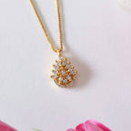 Gold Plated American Diamond Drop Mangalsutra