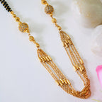 Traditional Gold-Plated Double-Layer Mangalsutra
