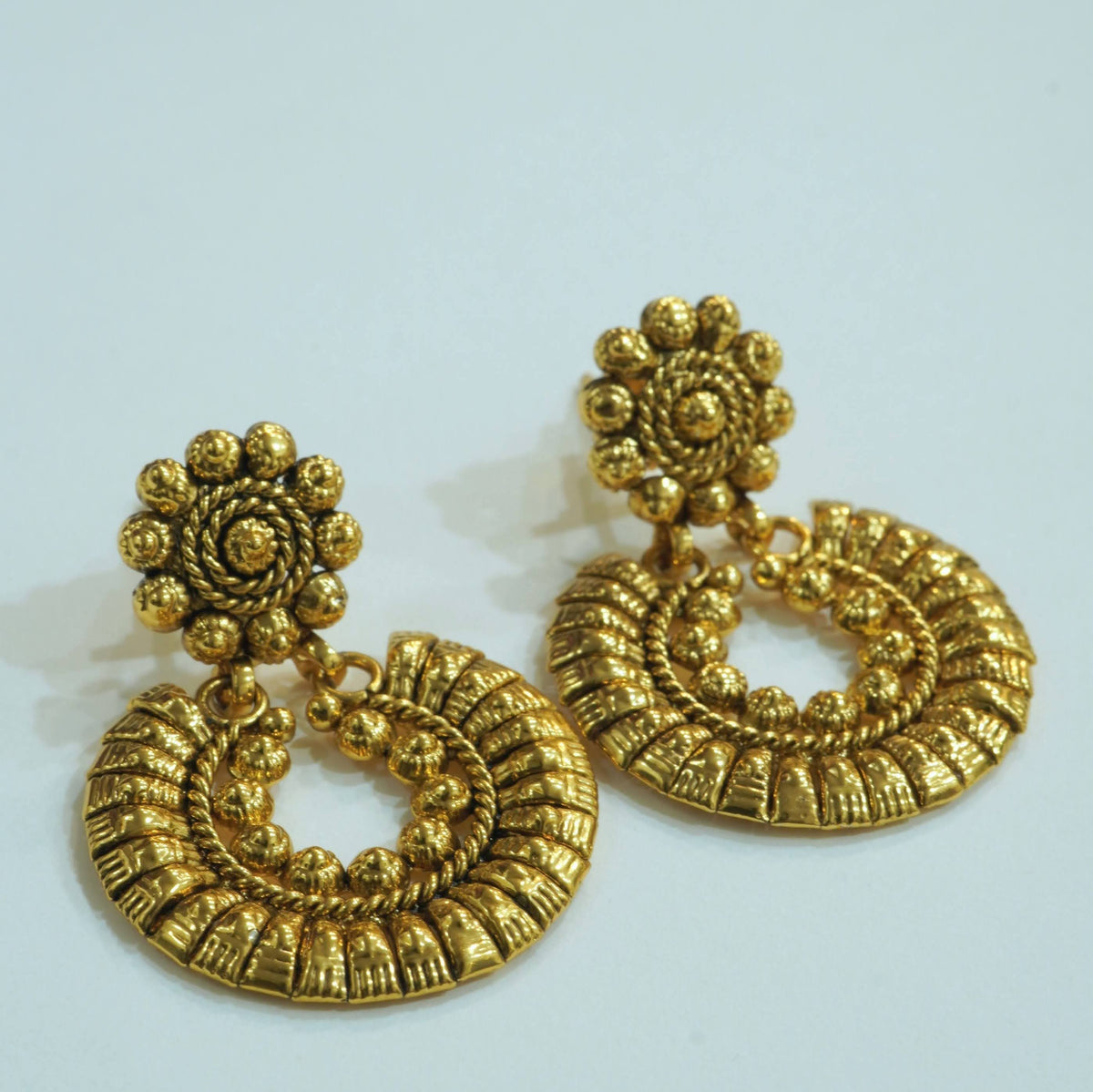 Antique Gold Plated Traditional Necklace Set