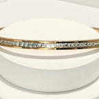 Elegant Zirconia Studded Rose Gold Plated  Bracelet