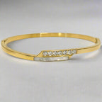 PRIMA DONA SERIES - Mother of Pearl with ADs in 18K Gold Plated Bracelet