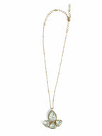 Gold-Plated Kundan Pear-Shaped Pendant Necklace Set