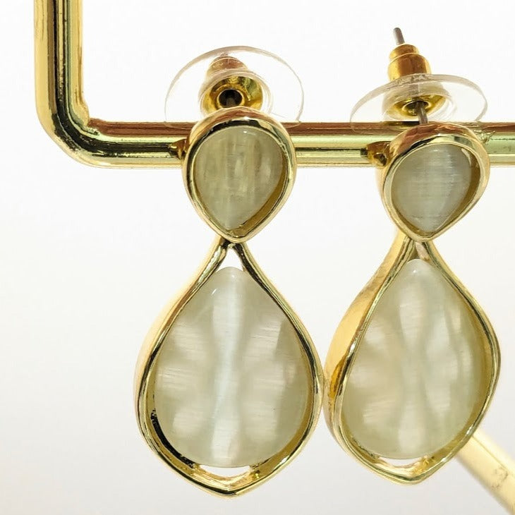 Mother of Pearl 18k Gold Plated Tear Drop Earring