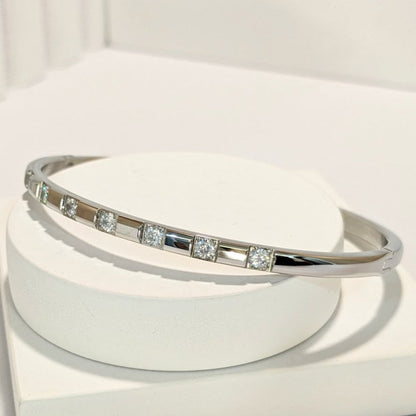 PRIMMA DONNA SERIES Rhodium Plated Zirconia Bracelet