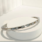 PRIMMA DONNA SERIES Rhodium Plated Zirconia Bracelet