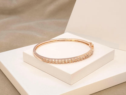 Single line AD Gold finish Bracelet