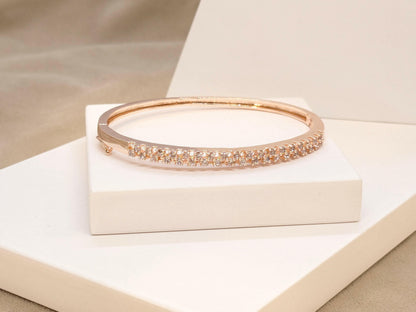 Single line AD Gold finish Bracelet