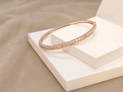 Single line AD Gold finish Bracelet